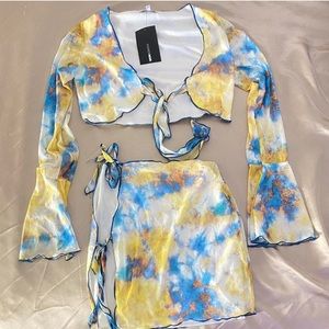 Skirt Set ✨💙💛